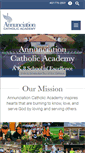 Mobile Screenshot of annunciationacademy.org